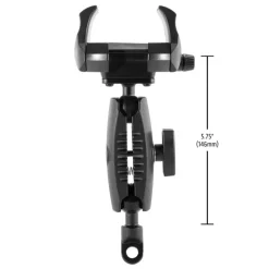RoadVise® Ultra Motorcycle Handlebar Mirror Pinch Bolt Stem Phone and Tablet Mount