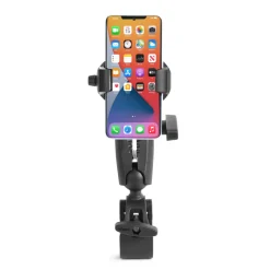 RoadVise® Ultra Phone and Tablet Holder with Clamp Mount and 5.75” Shaft Arm