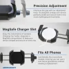 RoadVise® Ultra Phone Holder with 18” Aluminum Gooseneck Seat Rail Mount