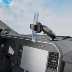 RoadVise® Ultra Pro Phone Holder 5” AMPS Drill-Base Mount