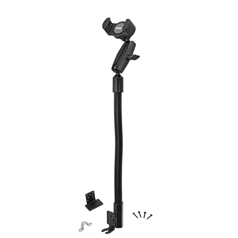 RoadVise® XL Heavy-Duty Seat Rail or Floor Tablet or Phone Mount