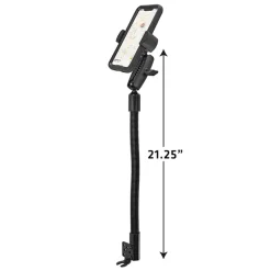 RoadVise® XL Heavy-Duty Seat Rail or Floor Tablet or Phone Mount