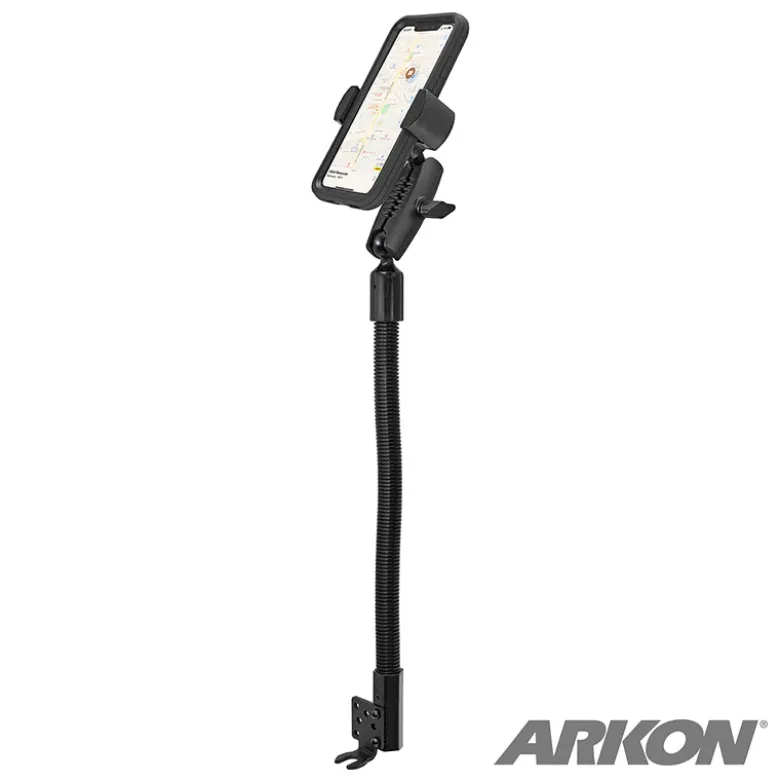 RoadVise® XL Heavy-Duty Seat Rail or Floor Tablet or Phone Mount