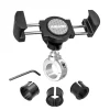 RoadVise® XL Motorcycle Midsize Tablet and Phone Mount - Chrome Aluminum