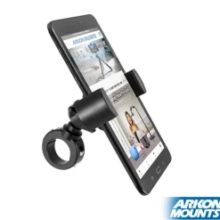 RoadVise® XL Motorcycle Phone Mount - Black Aluminum