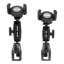 RoadVise® XL Robust Clamp Mount with Phone Holder and Security Knob Shaft