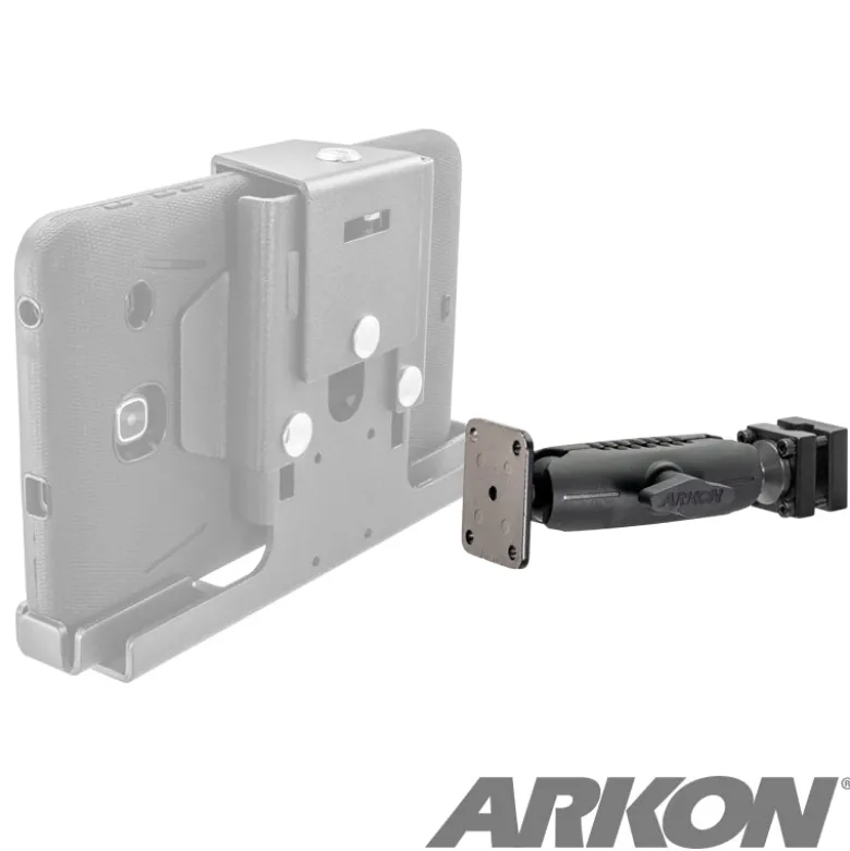 Robust Car Headrest Mount Pedestal with 4-Hole AMPS Head
