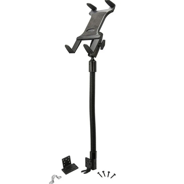 Robust Car or Truck Seat Rail or Floor Slim-Grip® Tablet Mount for iPad, Note, and more