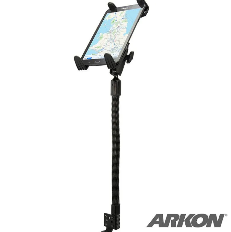 Robust Car or Truck Seat Rail or Floor Slim-Grip® Tablet Mount for iPad, Note, and more