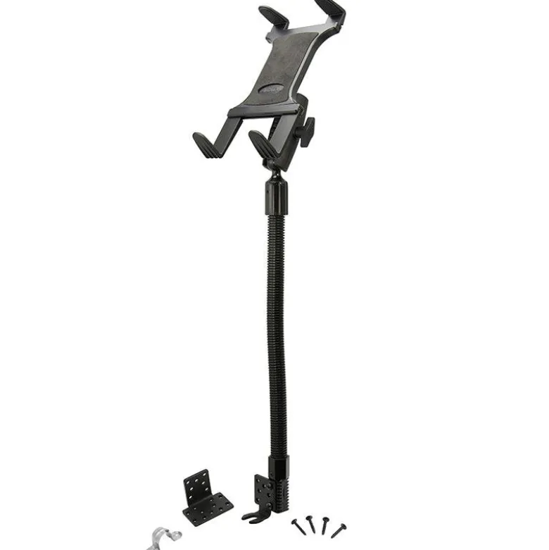 Robust Car or Truck Seat Rail or Floor Slim-Grip® Tablet Mount for iPad, Note, and more