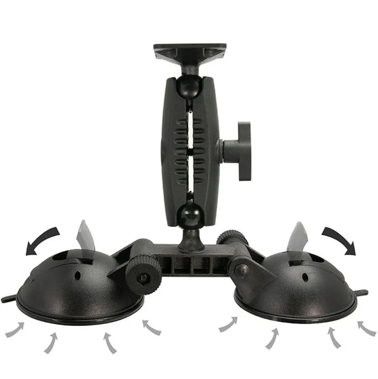 Robust™ Double Windshield Suction Mount - AMPS Compatible