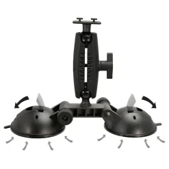 Robust™ Double Windshield Suction Mount - Dual-T Compatible
