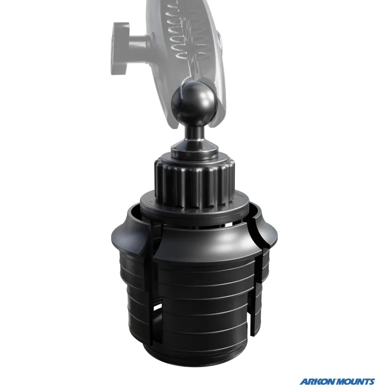 Robust Heavy-Duty Car Cup Holder Mounting Pedestal - 17mm Ball Compatible