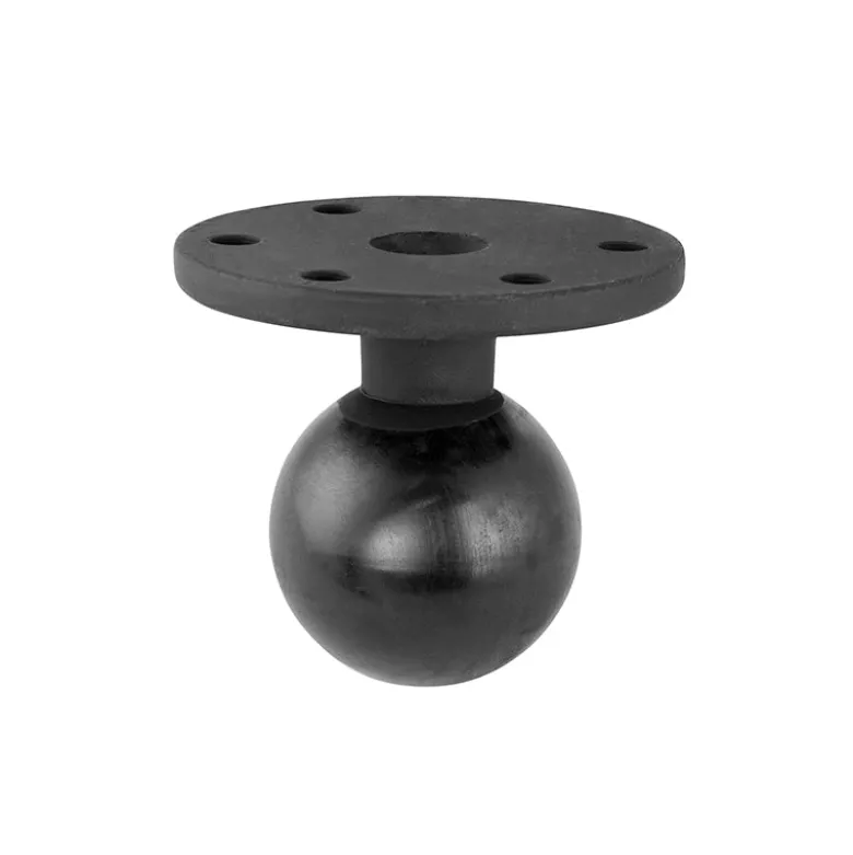 Robust Round Aluminum 57mm (2.25 inch) Ball to 5-Hole Adapter