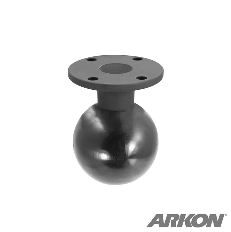 Robust Round Aluminum 57mm (2.25 inch) Ball to 4-Hole AMPS Adapter