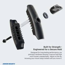 Robust™ Series 3.75 inch Metal Shaft Arm - 25mm compatible