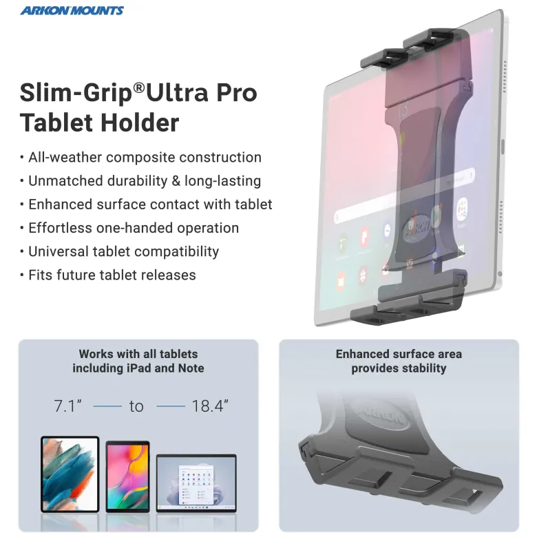SkyHold™ Windshield Dual Suction Tablet Mount