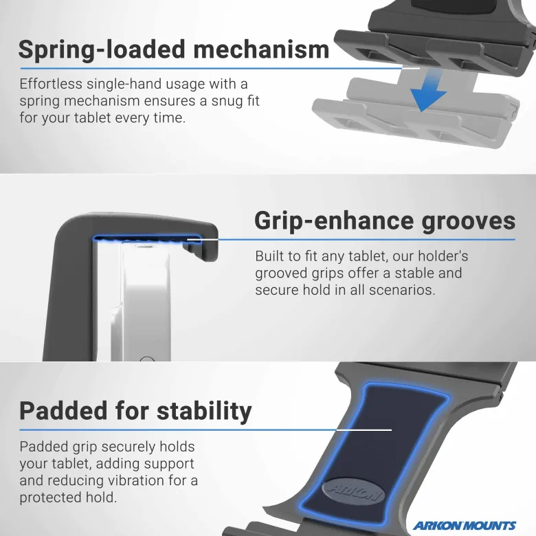 SkyHold™ Windshield Dual Suction Tablet Mount