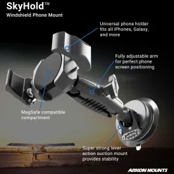 SkyHold™ Windshield Suction Phone Mount