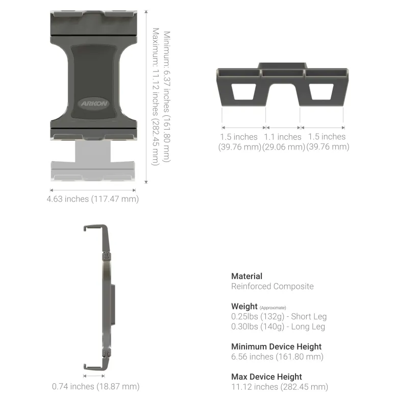 SkyHold™ Windshield Tablet Mount