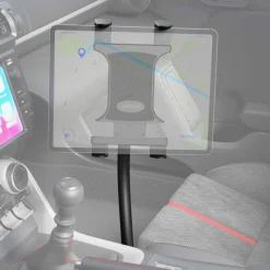 Slim-Grip® Tablet Holder with Seat Rail Mount and 22" Bendable Arm