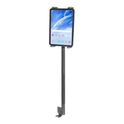 Slim-Grip® Tablet Holder with Car/Truck Seat Rail Mount and 18” Adjustable Gooseneck Arm