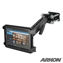 Slim-Grip® Tablet Holder with Forklift Front Guard Mount and 10.25" Metal Arm