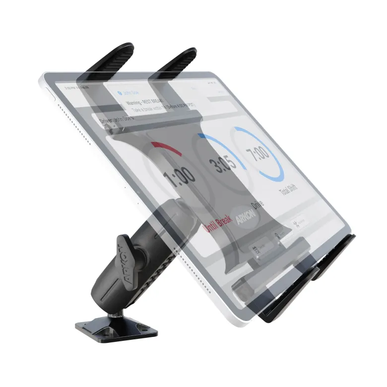 Slim-Grip® Tablet Holder with Drill Base Mount