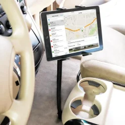 Slim-Grip® Tablet Holder with Seat Rail Mount and 18" Bendable Arm