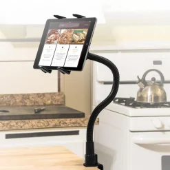 Slim-Grip® Tablet Holder with Clamp Mount and 22" Gooseneck