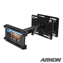 Slim-Grip® Tablet Holder with Forklift Overhead Guard Mount and 8.5" Metal Shaft