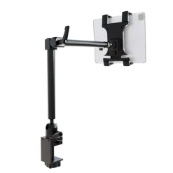 Slim-Grip® Tablet Holder with Heavy-Duty Desk or Wheelchair Clamp Mount and 22" Arm