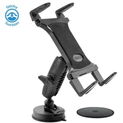 Slim-Grip® Tablet Holder with Heavy-Duty Sticky Suction Windshield or Dash Mount