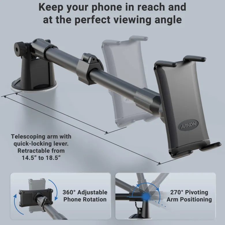Slim-Grip® Ultra Holder with Suction Mount