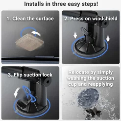 Slim-Grip® Ultra Holder with Suction Mount