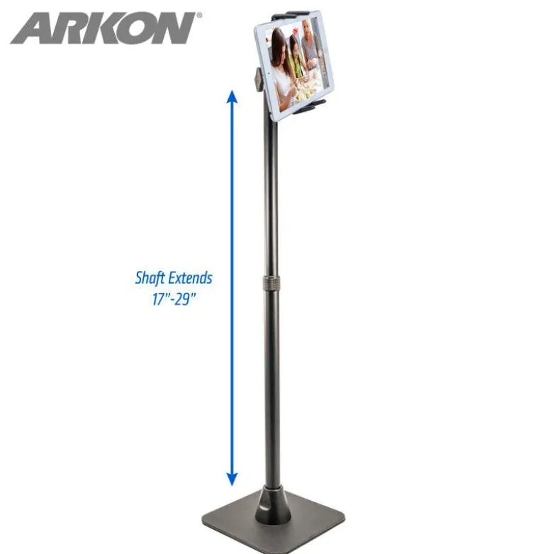 Slim-Grip® Ultra iPad mini Desk Stand Tablet Holder 17-to-29-Inch Tall for Live Streaming