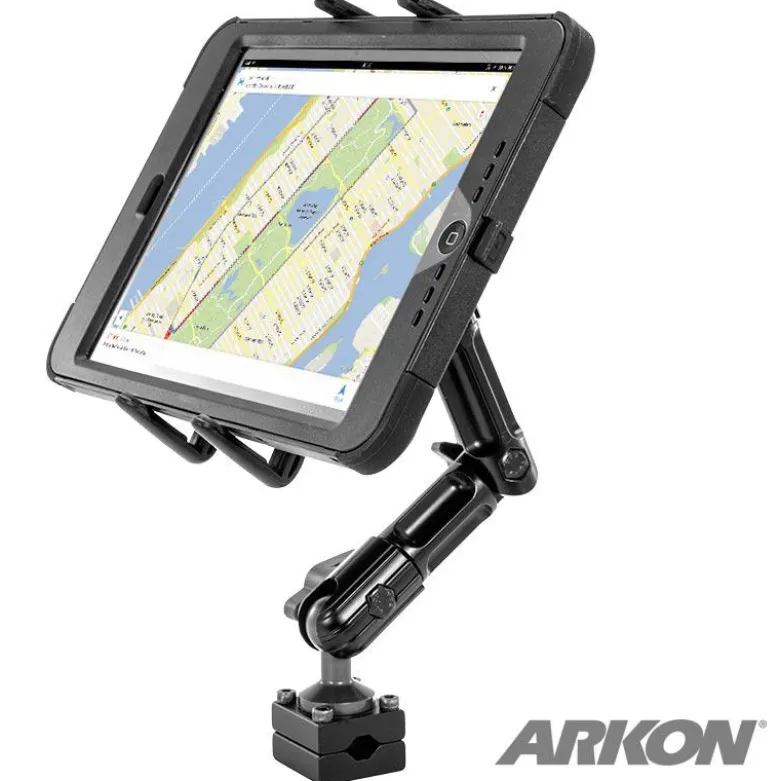 Slim-Grip® Ultra Phone and Midsize Tablet Holder with Multi-Angle headrest Mount