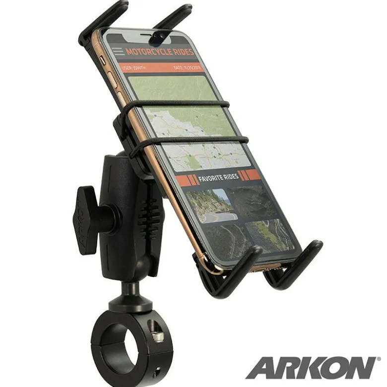 Slim-Grip® Ultra Phone Holder with Motorcycle Handlebar Mount and 2.75" Shaft