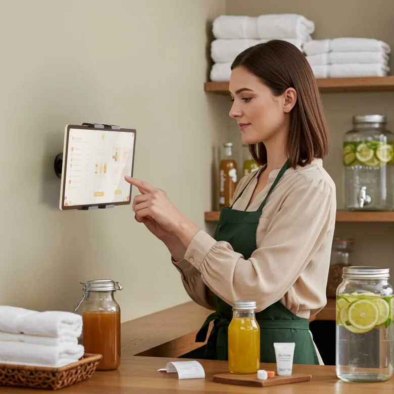 Slim-Grip® Ultra Pro POS Drill-Base Tablet Mount