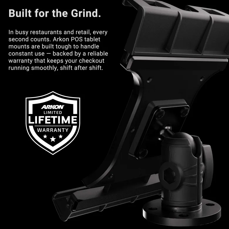 Slim-Grip® Ultra Pro POS Drill-Base Tablet Mount