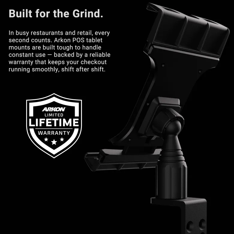 Slim-Grip® Ultra Pro POS Tablet Mount with 4" Arm