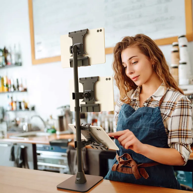 Slim-Grip® Ultra Pro POS Tablet Mount with Triple Holders