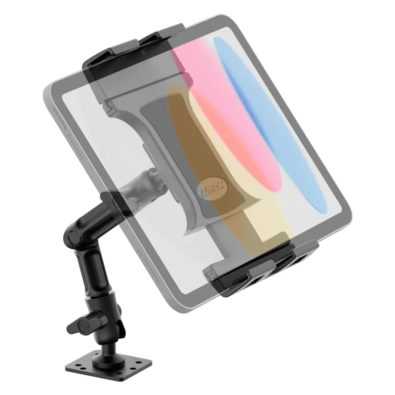 Slim-Grip® Ultra Pro Tablet Holder with Multi-Angle Arm and Drill-Base Mount