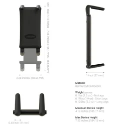Slim-Grip® Ultra Windshield Phone Car Mount with 8.5 Inch Arm