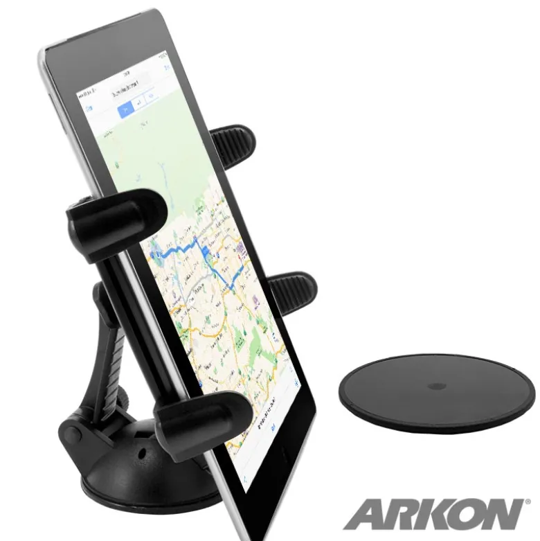 Sticky Suction Windshield or Dash Slim-Grip® Tablet Mount for iPad, Note, and more