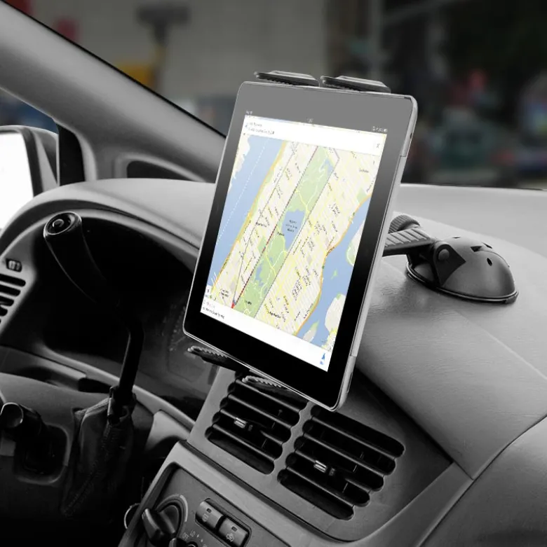 Sticky Suction Windshield or Dash Slim-Grip® Tablet Mount for iPad, Note, and more