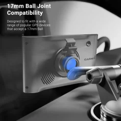 Sticky Suction Windshield or Dash Car Mount with 3" Arm for Garmin nuvi GPS