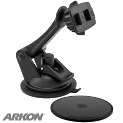 Sticky Suction Windshield or Dash Mount with 3" Arm for Dual-T Holders and Magellan GPS