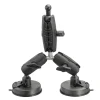 Triple Robust Double Windshield Suction Mount - 17mm Ball Compatible