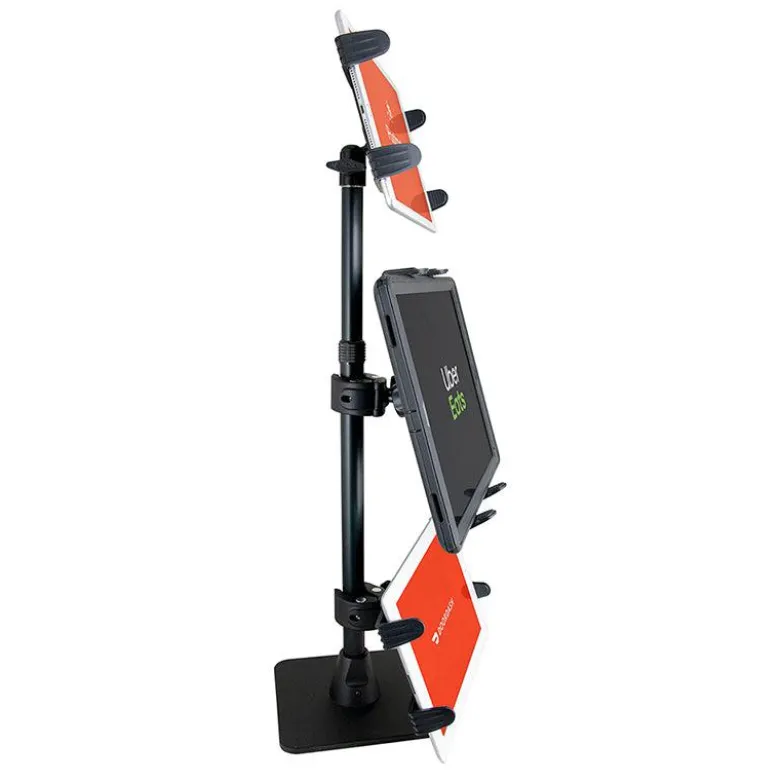 Triple Slim-Grip® Tablet Holder Stand for Restaurant Delivery and Point of Sale - DoorDash, Uber Eats, Grubhub